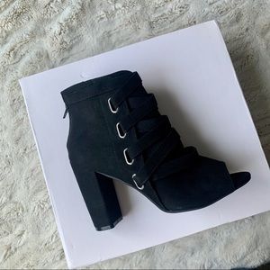 Just Fab Black Booties